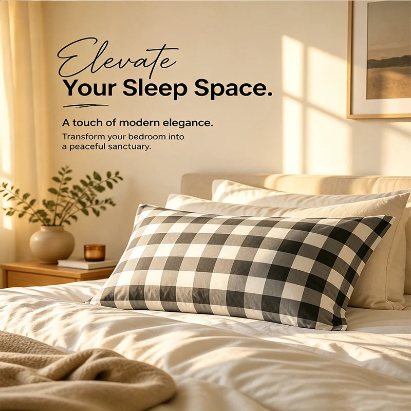 easYum Pillow Protector Cover Sets Printed Pillowcases 4 Pack