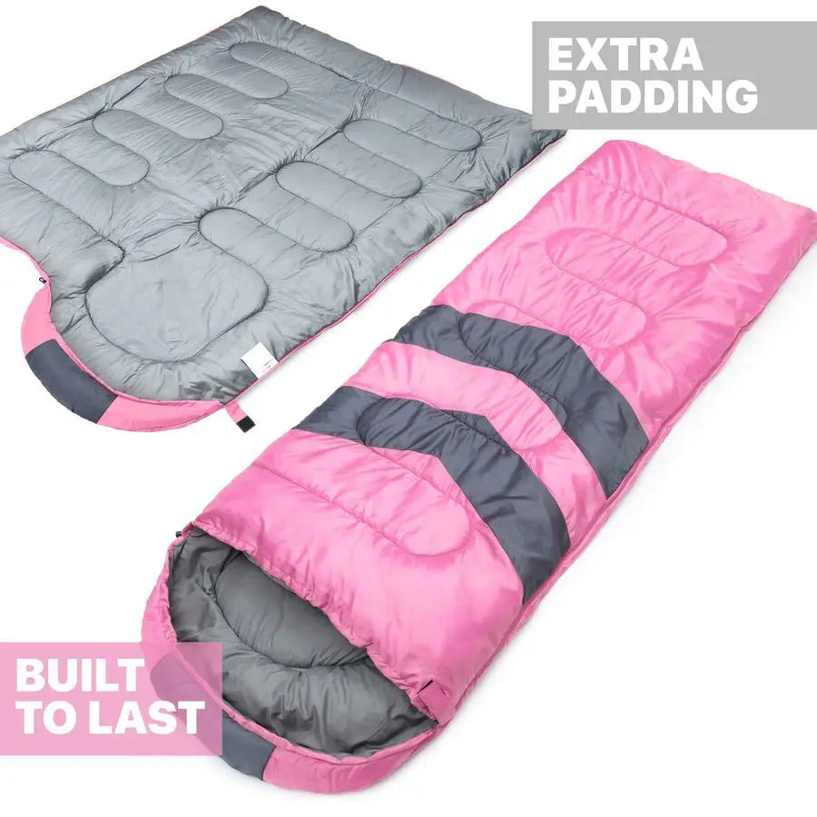 Cotton Sleeping Bag For Kids And Adults Cold Weather Camping