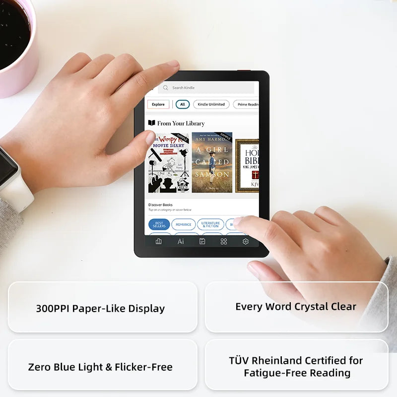 BIGME B6 Ebook Reader E Ink Front Light Android 14
