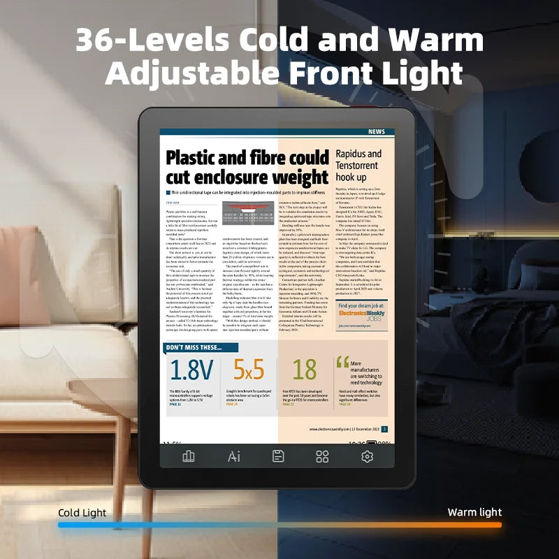 Bigme B6 Ereader Android Google Play Touch Screen Backlight