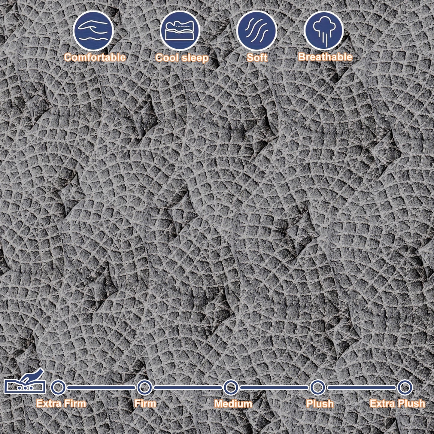Hybrid Gel Memory Foam Mattress With Pocket Springs