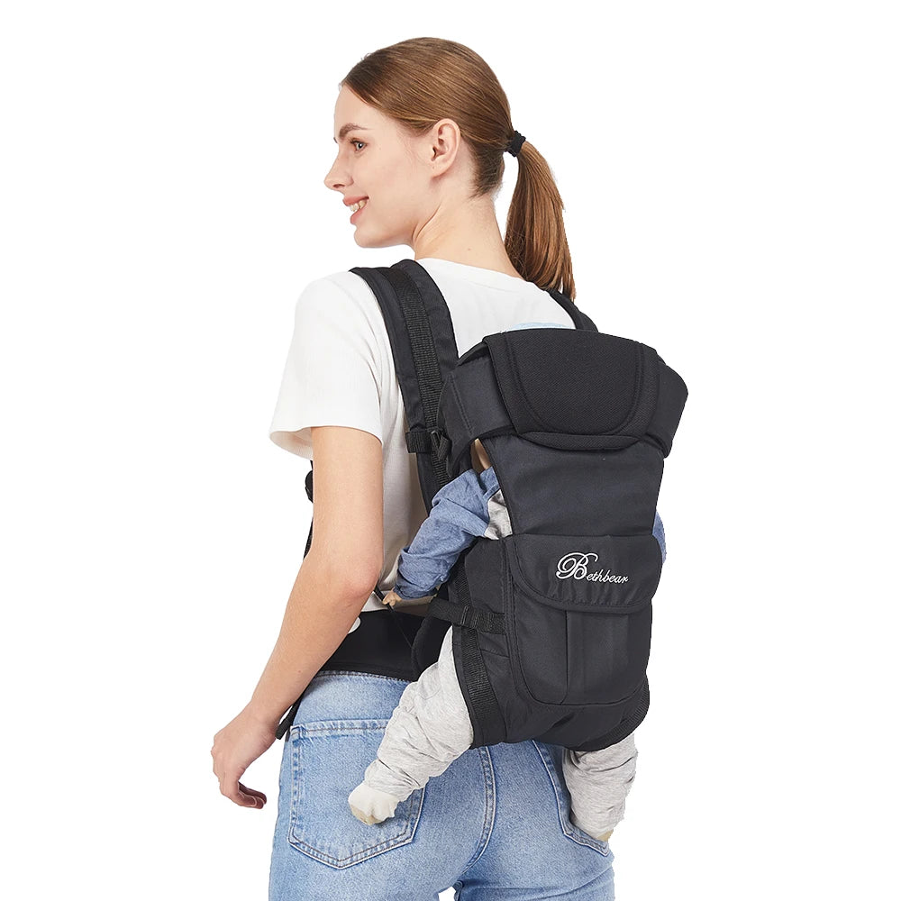 Baby Sling Carrier 4 in 1 Ergonomic Backpack for Newborn
