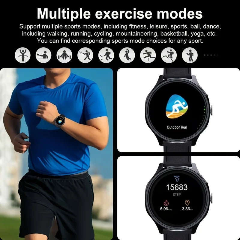 W&O Android 4G Smartwatch With AMOLED Display GPS Rotating Camera