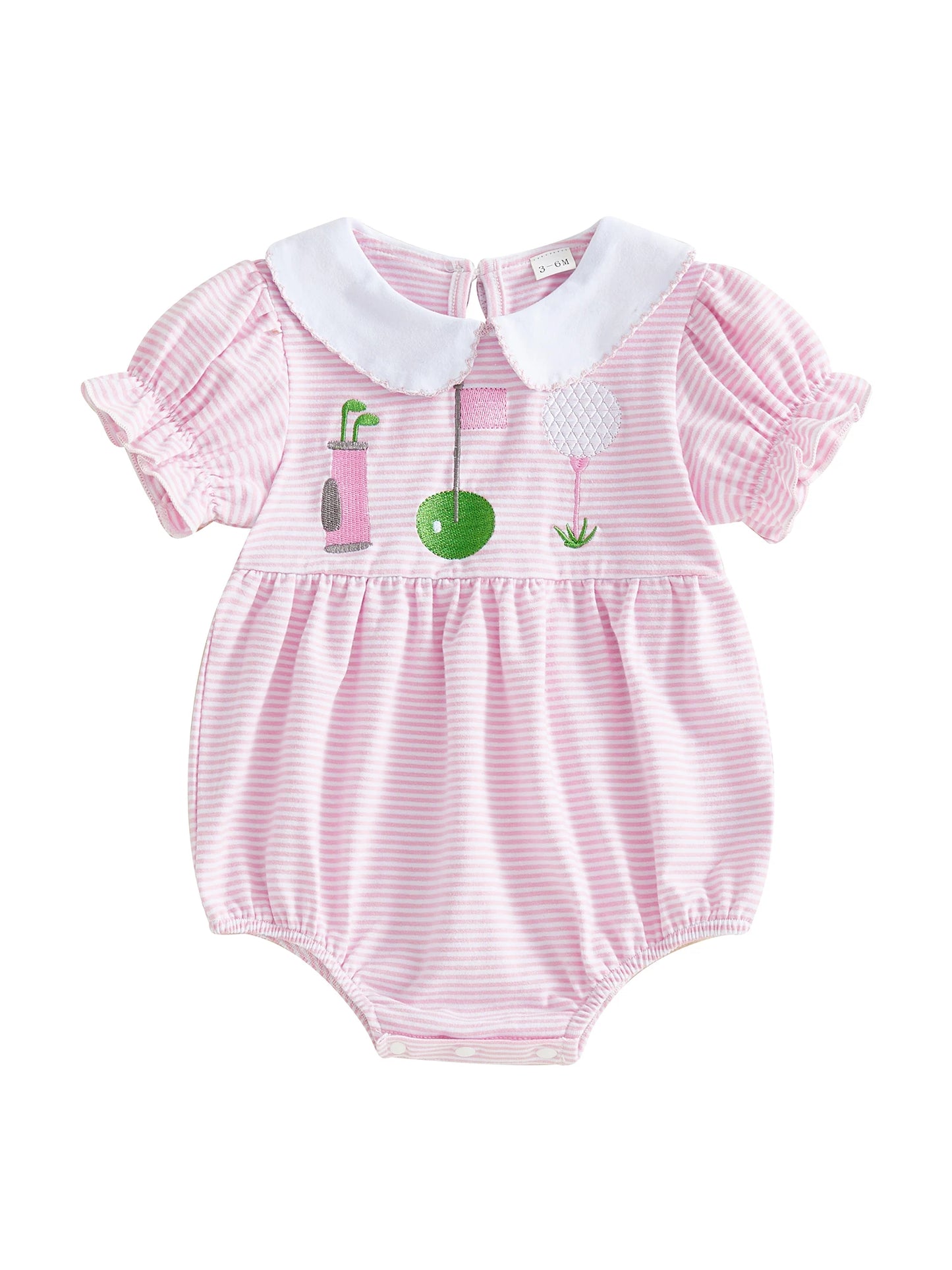 Floral Toddler Romper With Ruffle Sleeves Bow Detail Baby Girls
