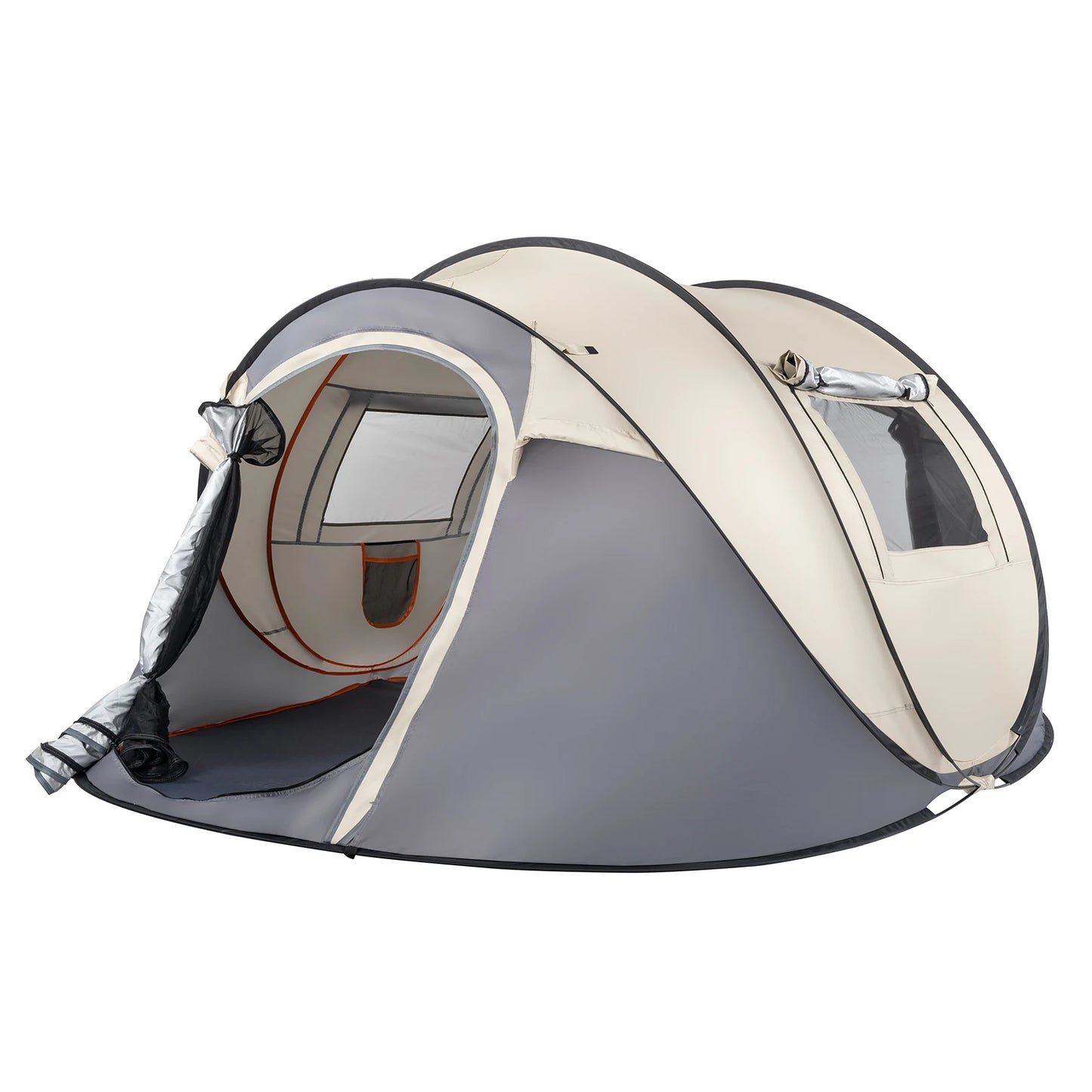 No Install Pop Up Tent For Family Camping And Fishing