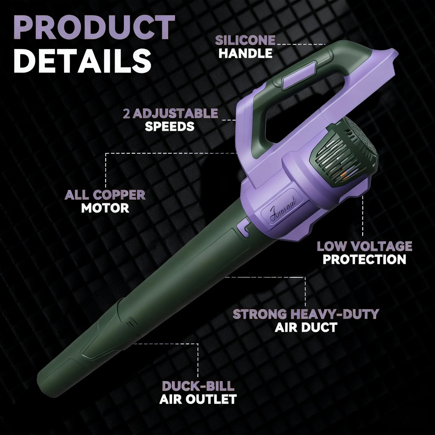 Electric Leaf Blower 150 MPH Two Ah Battery And Charger