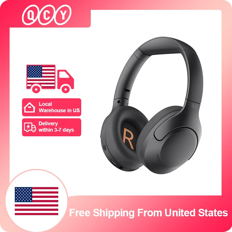 QCY H3 Lite ANC Wireless Headphones Bluetooth 5 3 Earphones