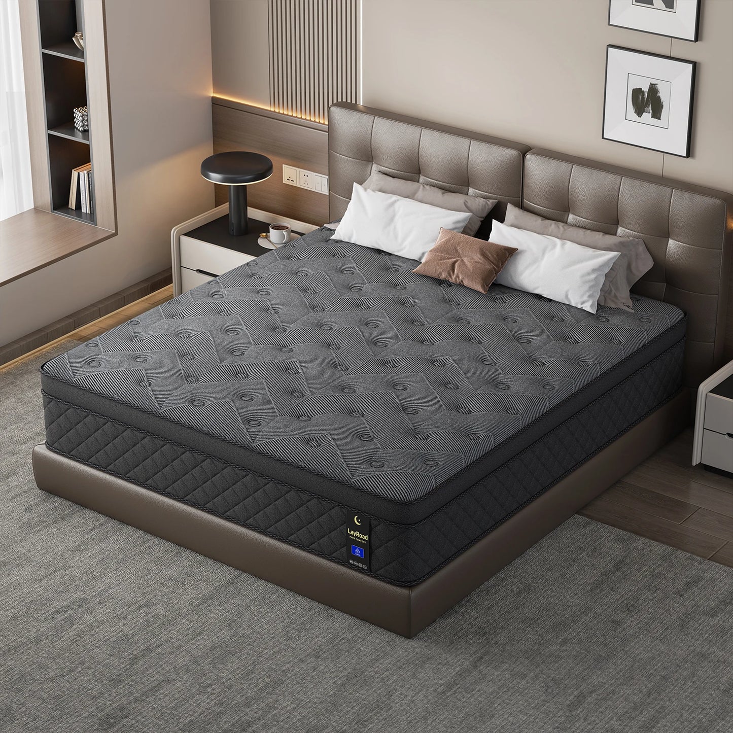 LAYROAD Memory Foam Mattress Boxed Medium Firmness