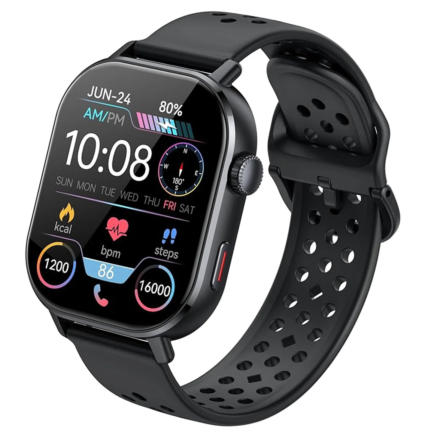 Nerunsa Smartwatch Men AMOLED GPS Always On Display 5ATM Waterproof