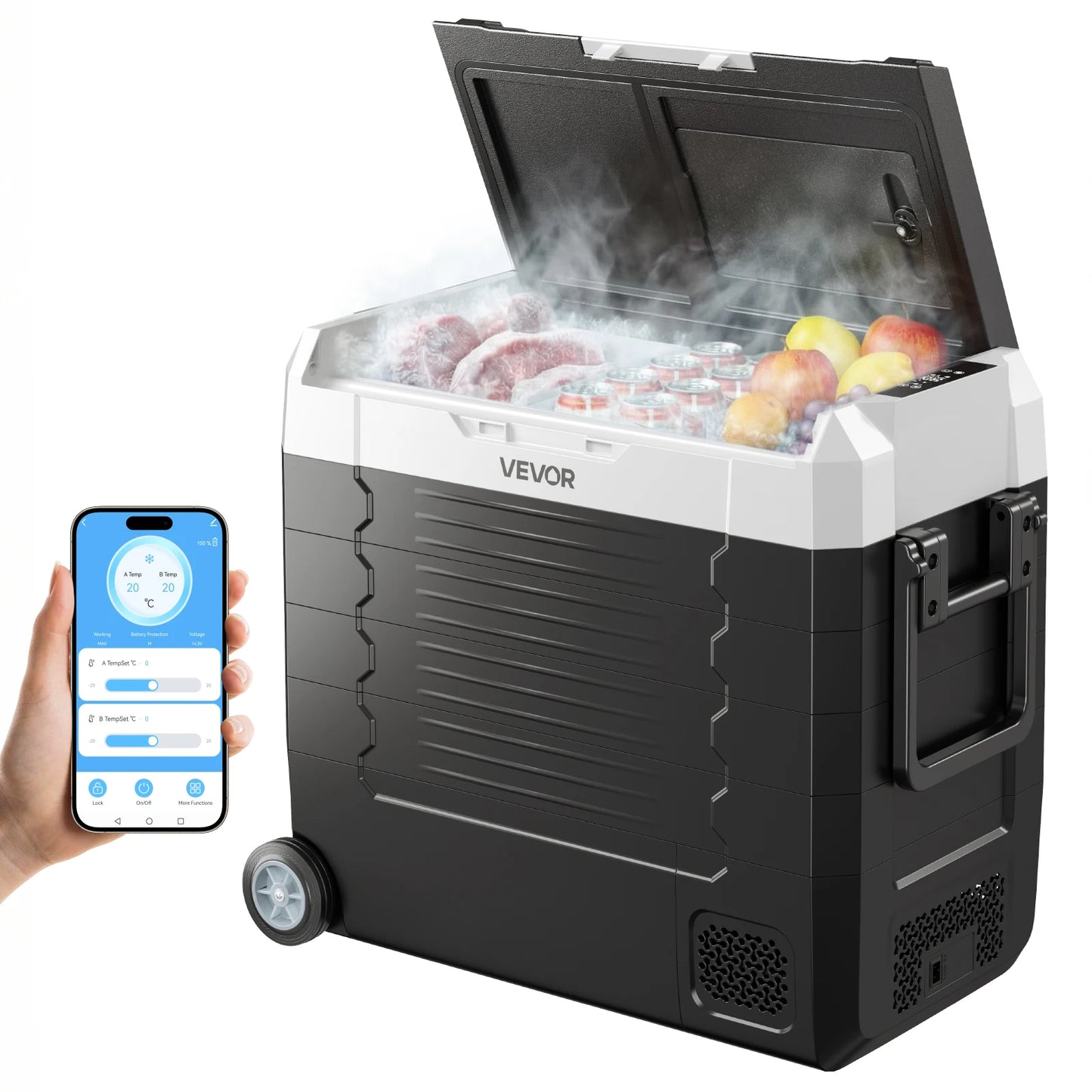 SucceBuy Car Refrigerator Compressor Cooler Freezer 12V 110 to 240V
