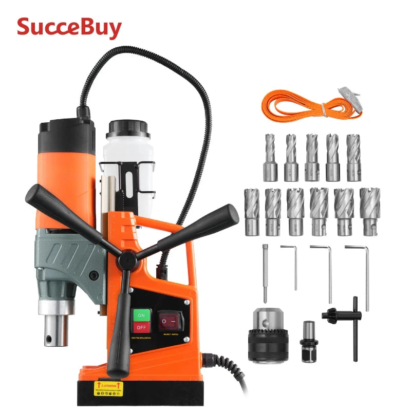 SucceBuy Magnetic Drill Press Portable Electric 1450W 850RPM