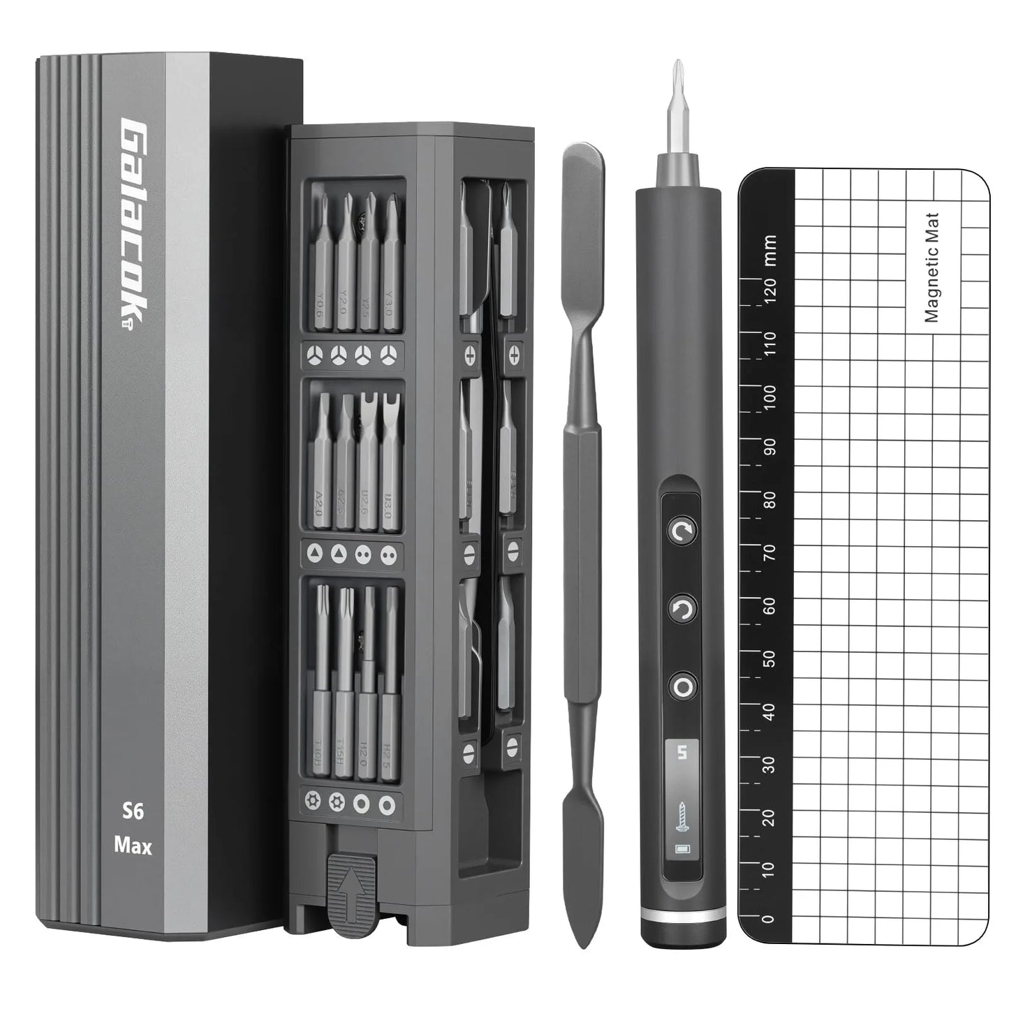 Galacok 49-In-1 Precision Electric Screwdriver Set Magnetic Bits