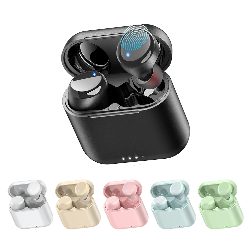 Tozo Bluetooth 5.3 Wireless Earbuds With Touch Control