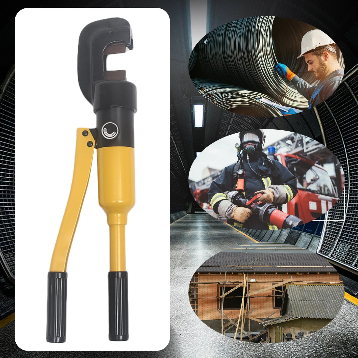 NONEDIY Hydraulic Rebar Cutter Professional Cutting Tool For Metal