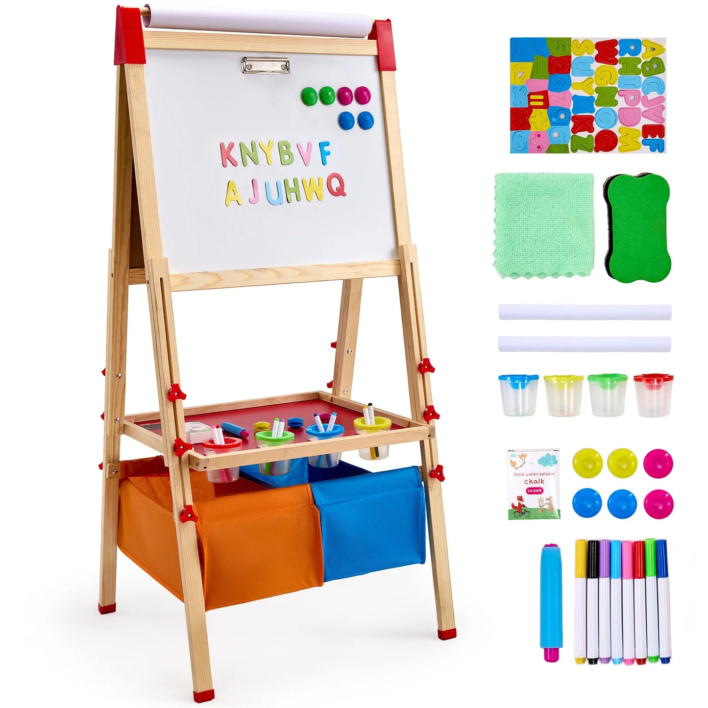 SucceBuy Magnetic Drawing Board For Kids WordPad Educational Easel Toy