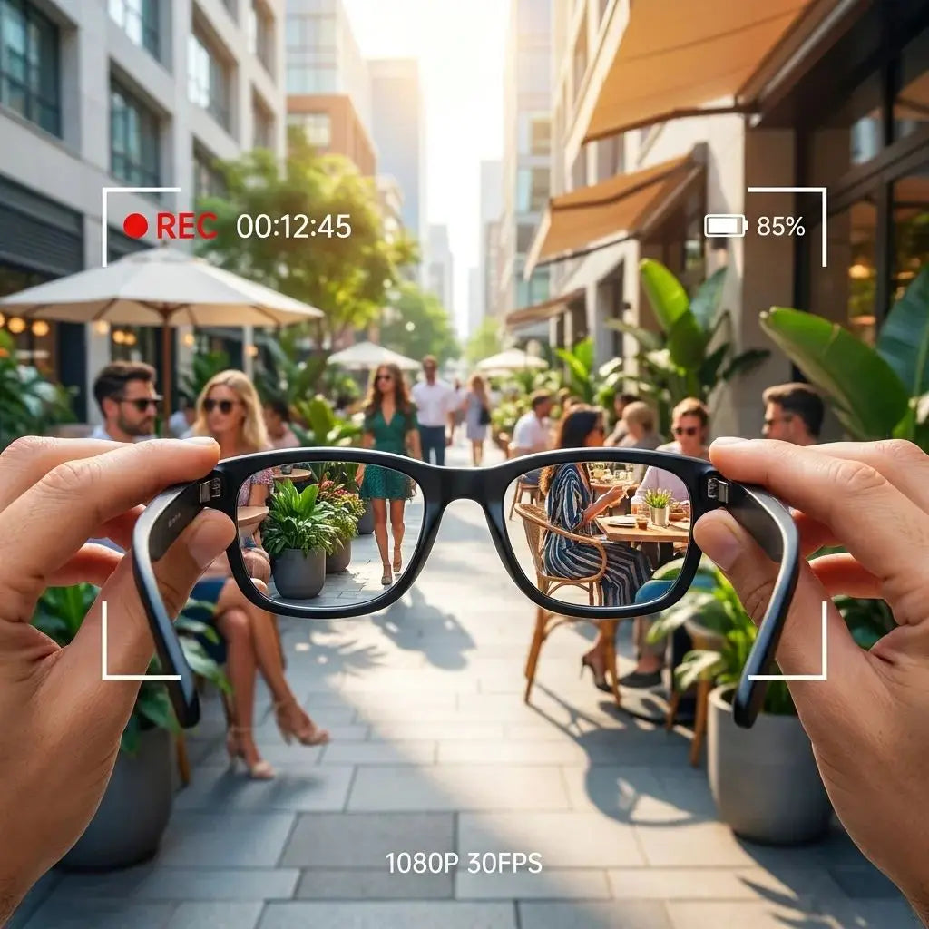 GS4 MAX Smart Glasses 8MP Camera AI Translator Music Player
