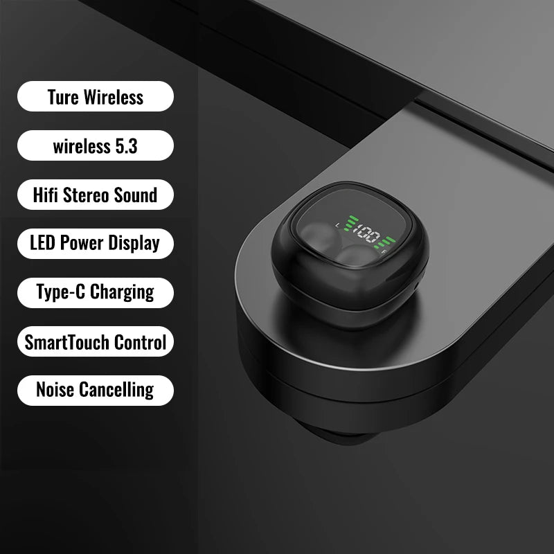 SHUKE SK TWS Mini Bluetooth Earphones In-Ear Headphones With Mic