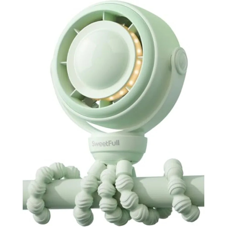 Baby Stroller Fan Clip On 360 Degree Portable