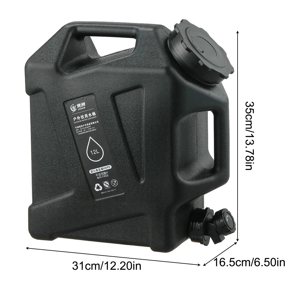 Leakproof Drinking Water Container with Spigot for Camping and Hiking