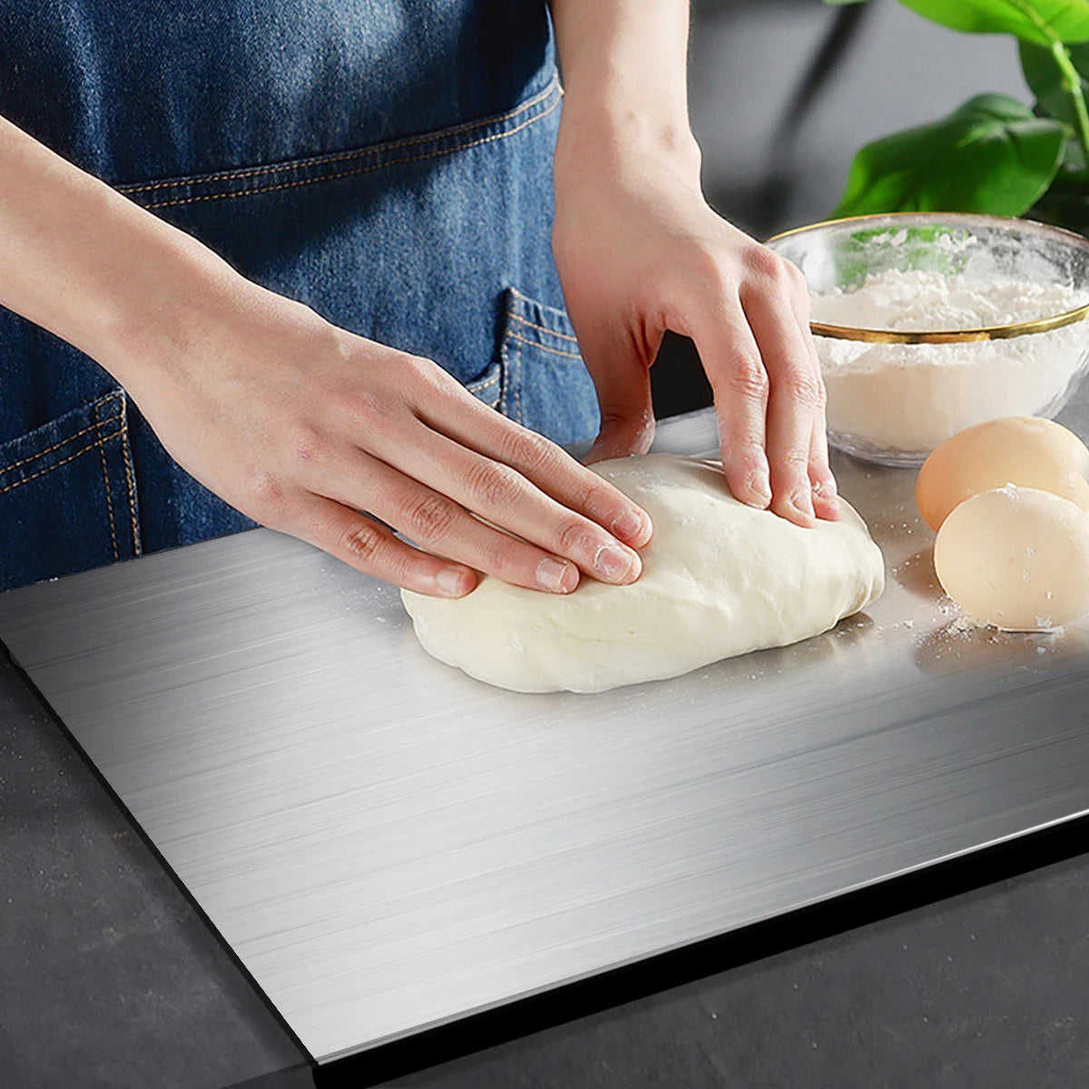 304 Stainless Steel Cutting Board For Kitchen And Food Prep