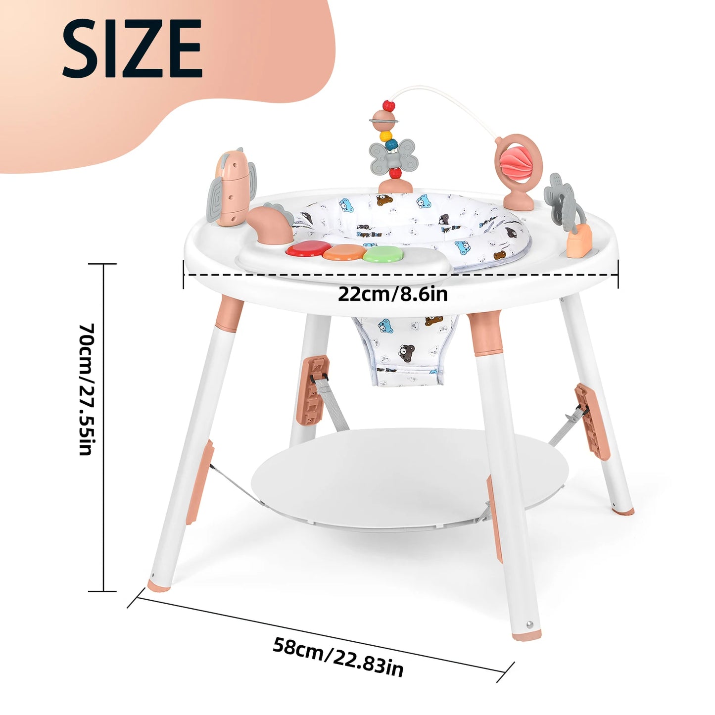 Multi Functional Baby Play Center 3 In 1 Activity Center