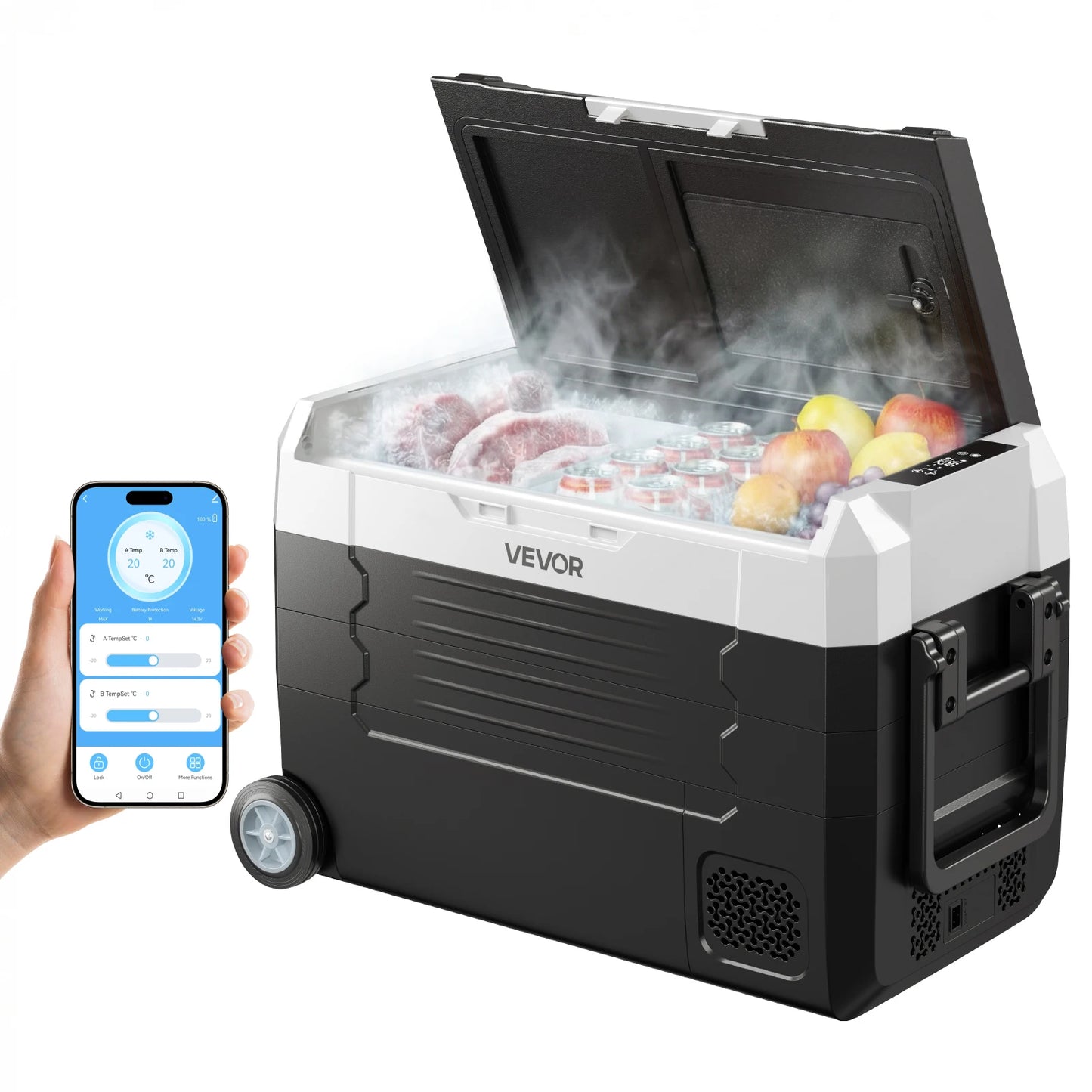 SucceBuy Car Refrigerator Compressor Cooler Freezer 12V 110 to 240V