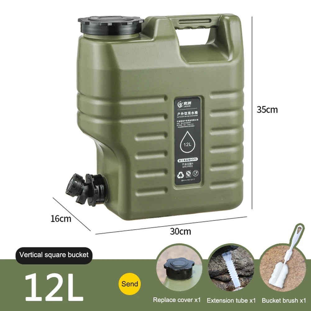 Leakproof Drinking Water Container with Spigot for Camping and Hiking