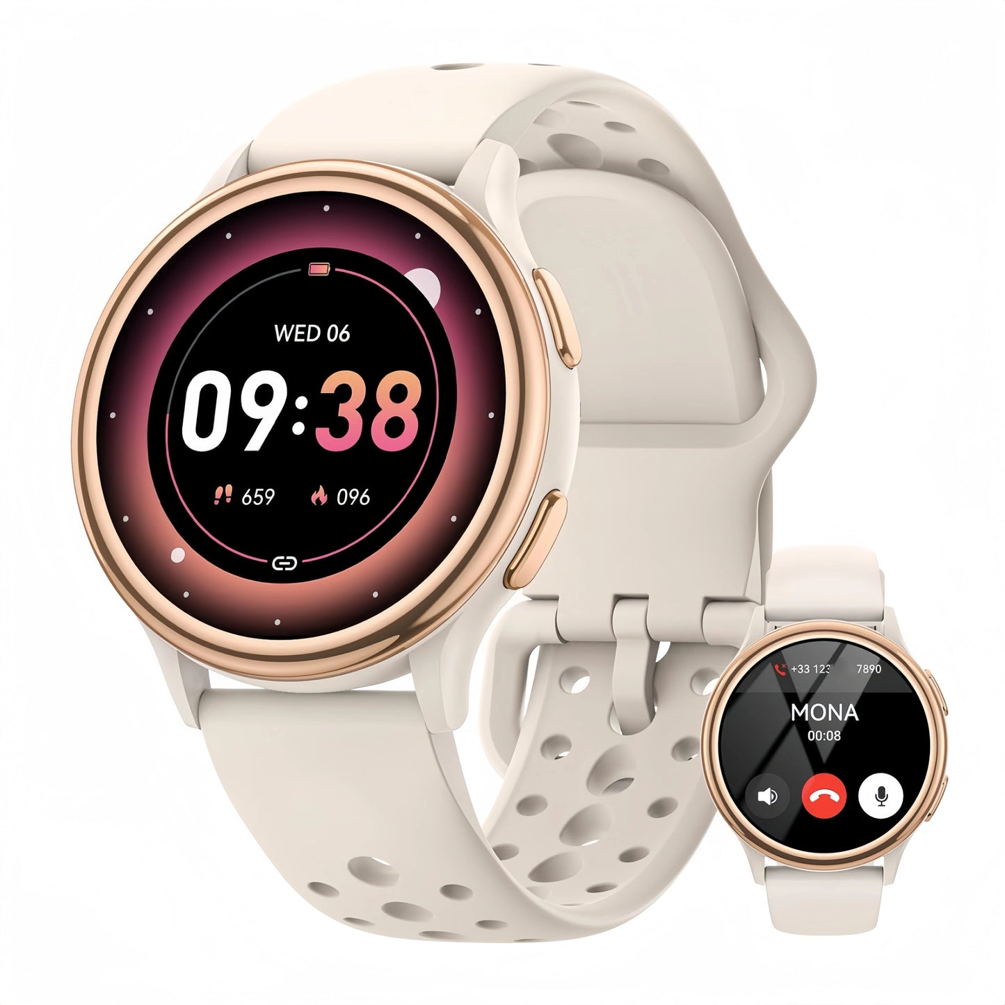 Anyloop Smartwatch For Women Fitness Tracker With iPhone Android