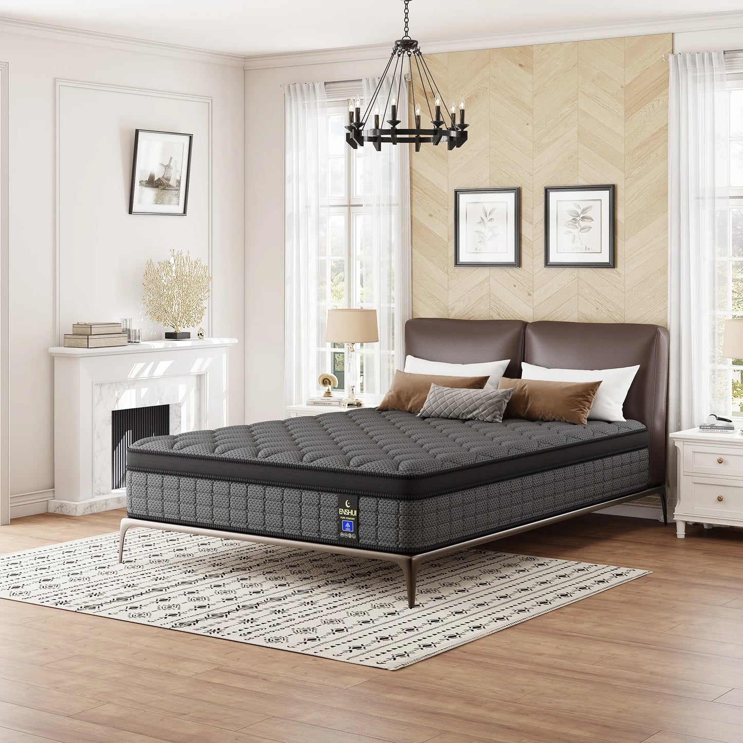 Memory Foam Hybrid Pocket Spring Mattress For Back Pain Relief