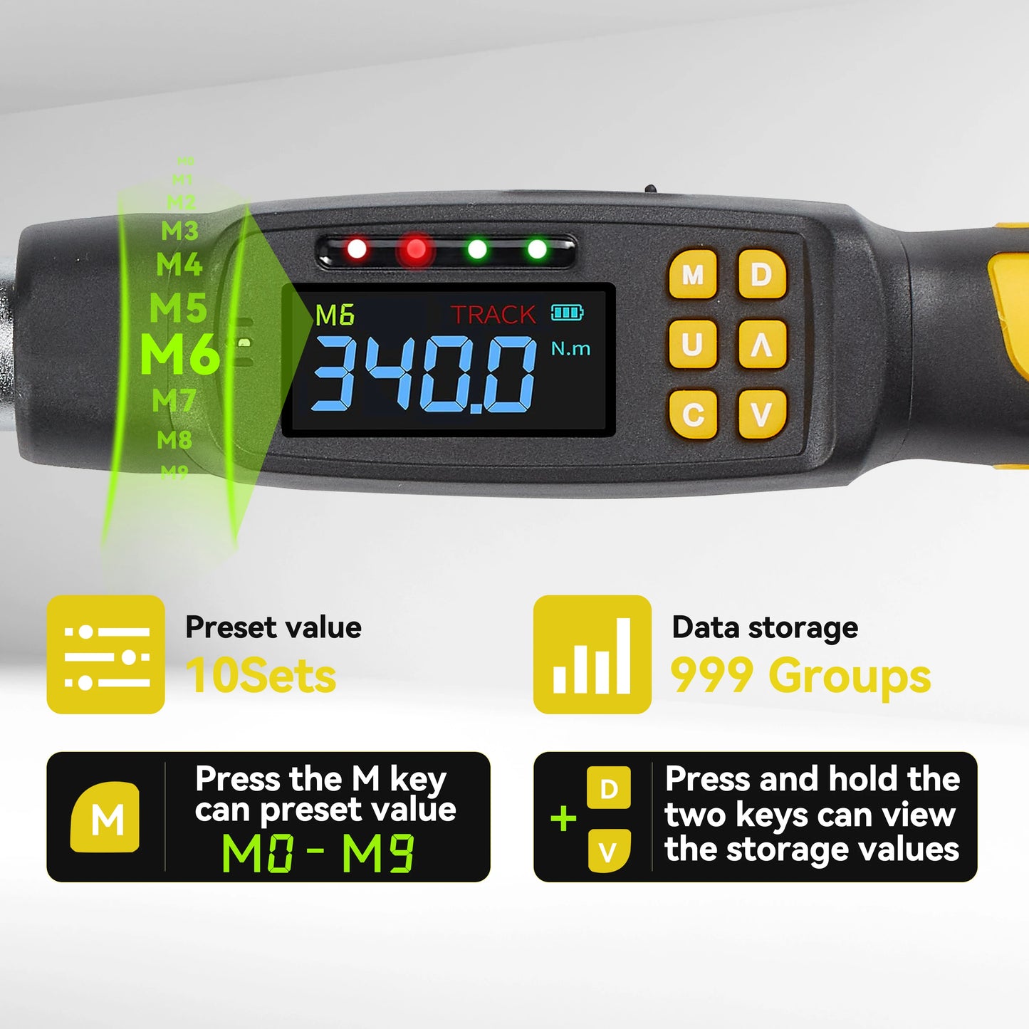 Waxtron Digital Torque Wrench Two Percent Accuracy Auto And Motorcycle