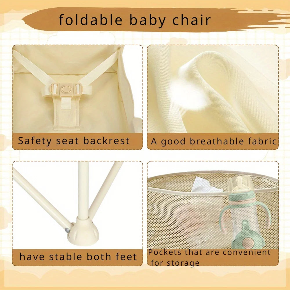 Ubravoo Adjustable High Chair With Detachable Cushion And Footrest