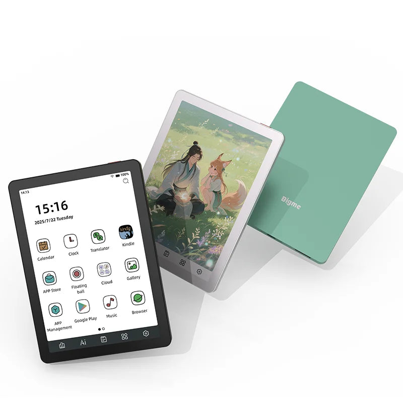 Bigme B6 Ereader Android Google Play Touch Screen Backlight