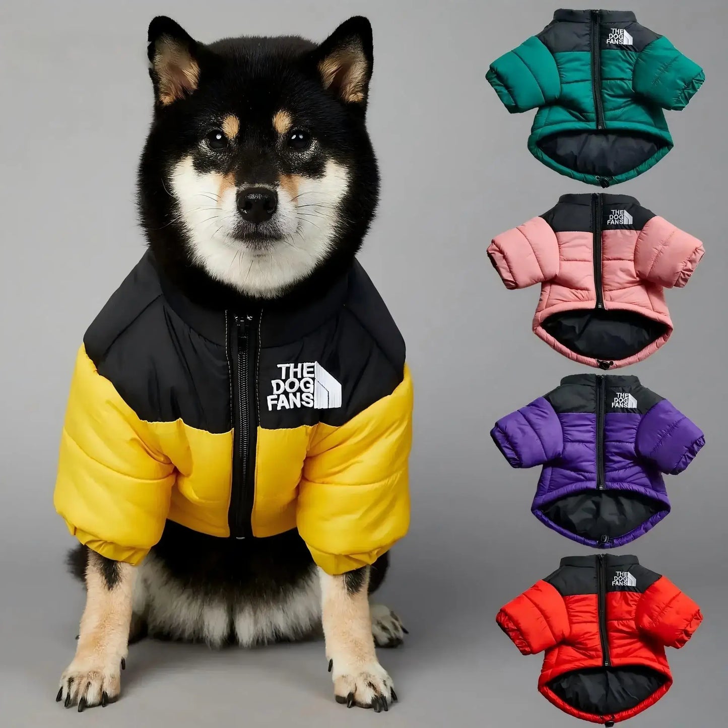 Dog Fans Thick Down Jacket For Small And Medium Dogs
