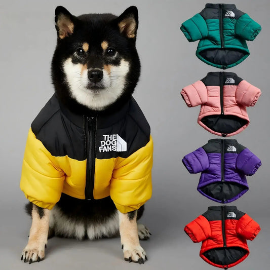 Dog Fans Thick Down Jacket For Small And Medium Dogs