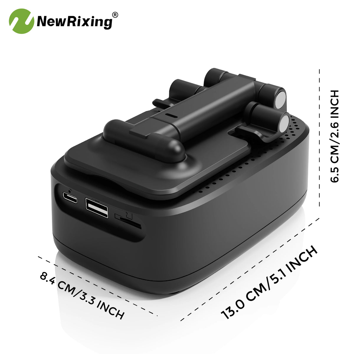 NewRixing Portable Wireless Speaker With Integrated Power Bank
