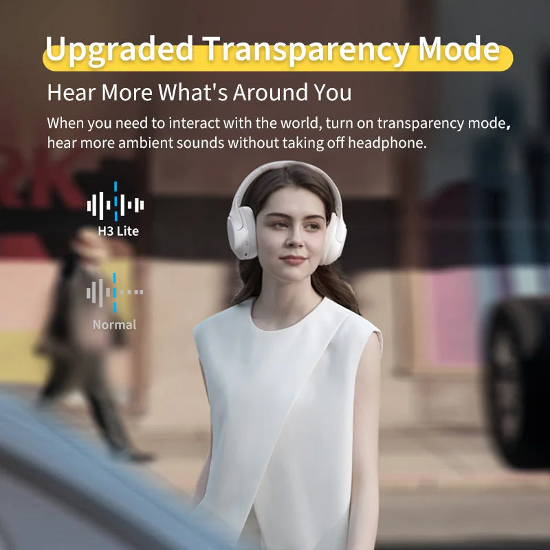 QCY H3 Lite ANC Wireless Headphones Bluetooth 5 3 Earphones