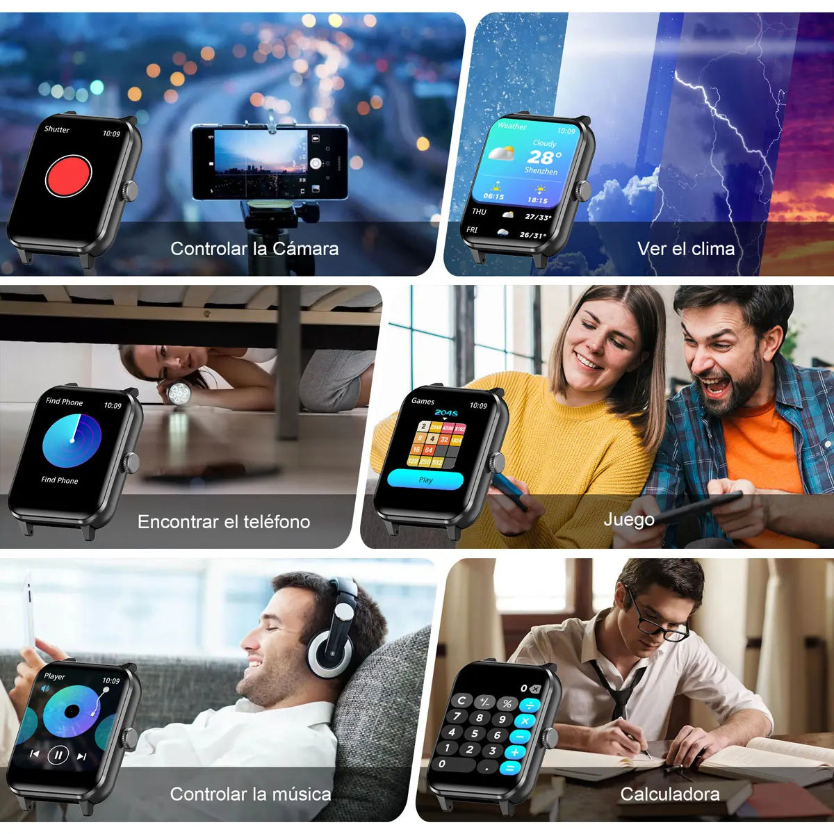 Iowodo R50 Smartwatch Health Monitoring Fitness Tracker AI Voice Assistant