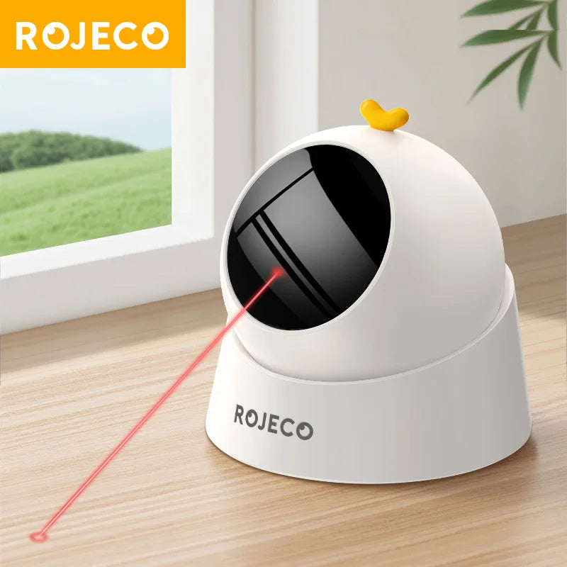 ROJECO Automatic Cat Laser Toy 360 Degree Interactive Electric Toy