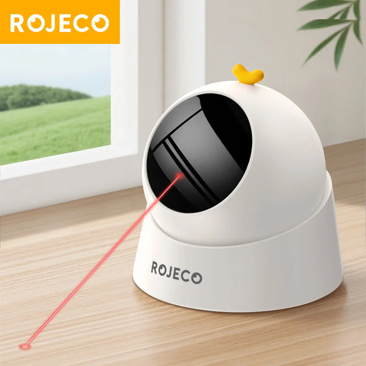 ROJECO Automatic Cat Laser Toy 360 Degree Interactive Electric Toy