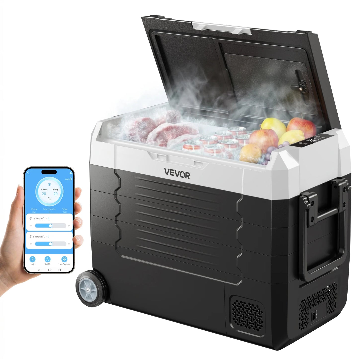 SucceBuy Car Refrigerator Compressor Cooler Freezer 12V 110 to 240V