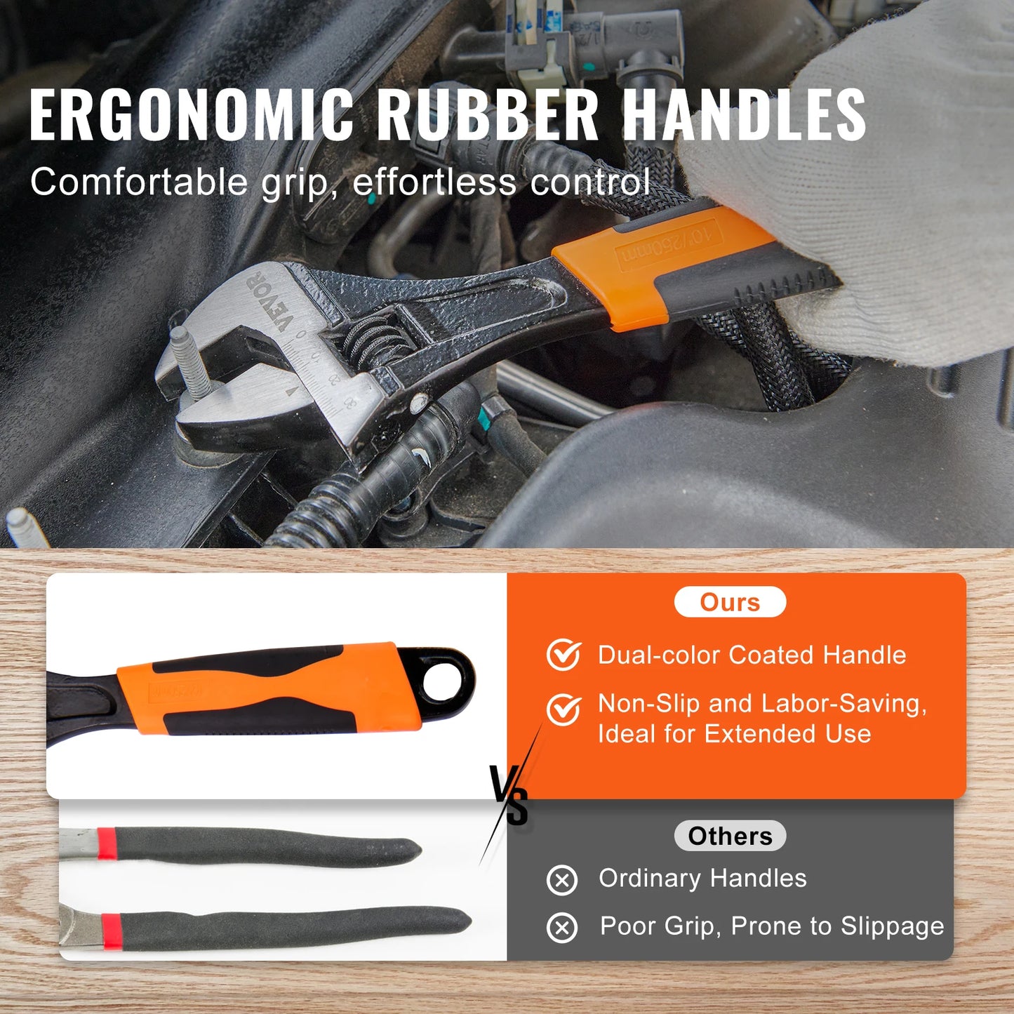 SucceBuy 8 Piece Pliers Set Linesman Slip Joint Pliers