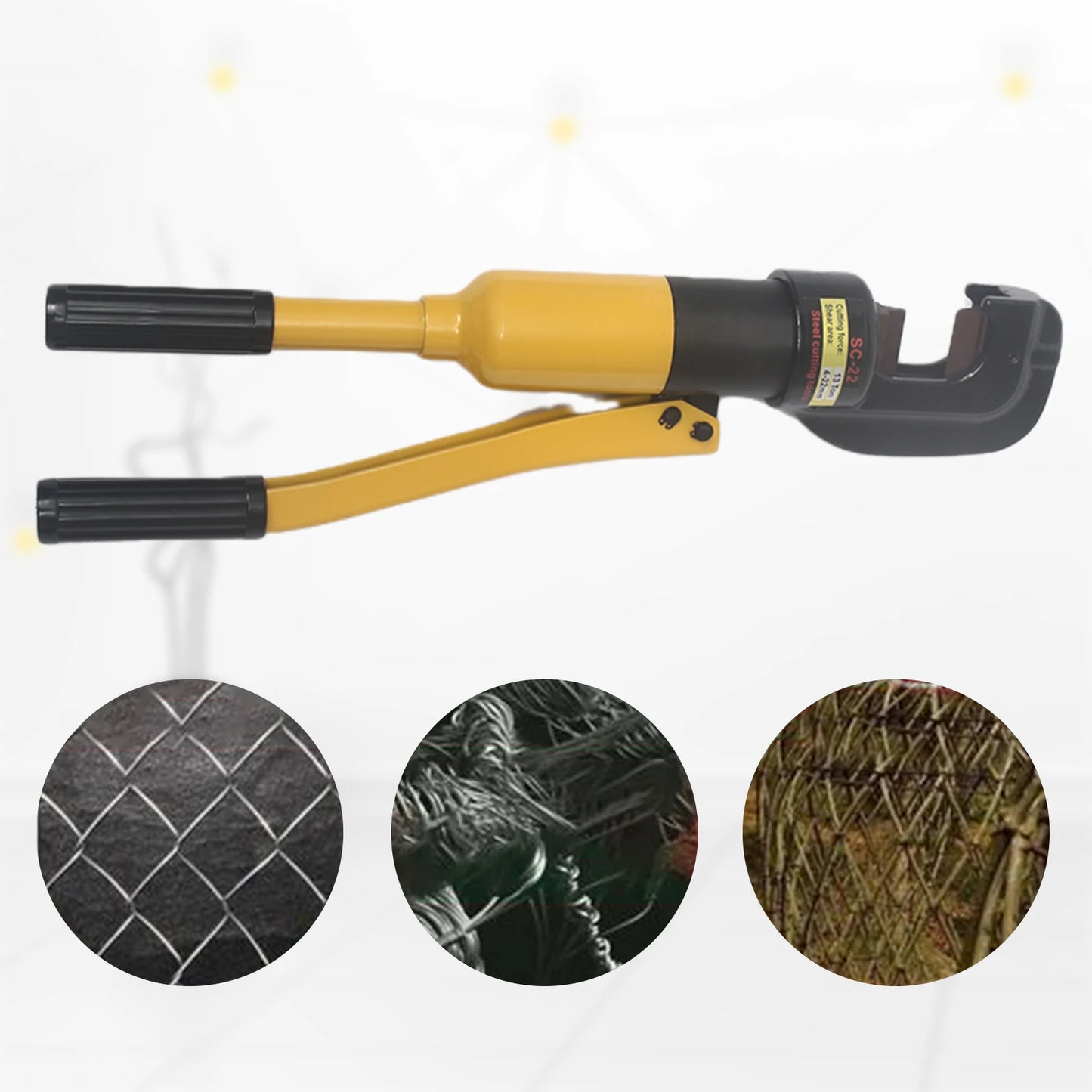 NONEDIY Hydraulic Rebar Cutter Professional Cutting Tool For Metal