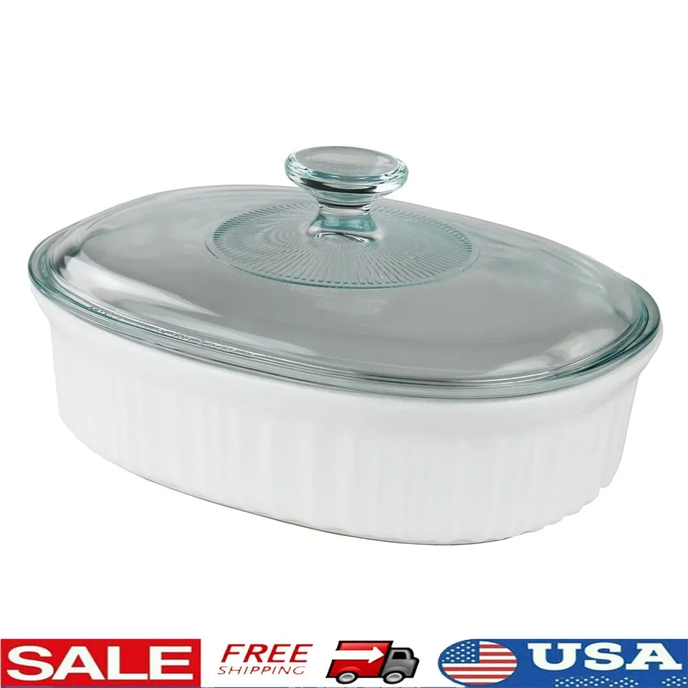 French Ceramic Casserole Dish Oven Safe Stoneware Kitchen To Table