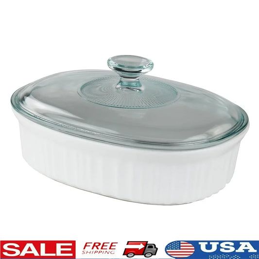 French Ceramic Casserole Dish Oven Safe Stoneware Kitchen To Table
