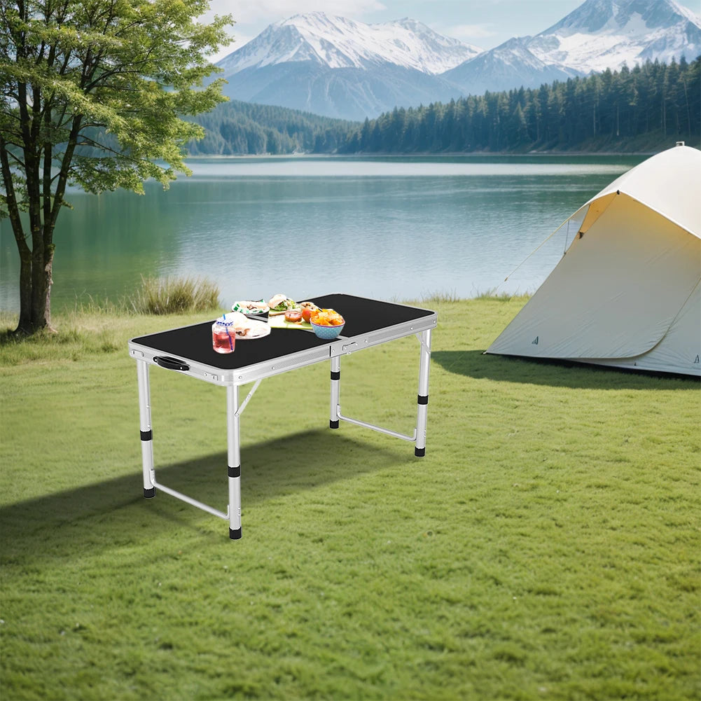 Lightweight Folding Camp Table For Outdoor Picnics And Camping