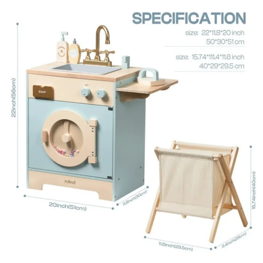 Rolife Robotime Robud Kitchen Washer Playset For Kids Ages 3+
