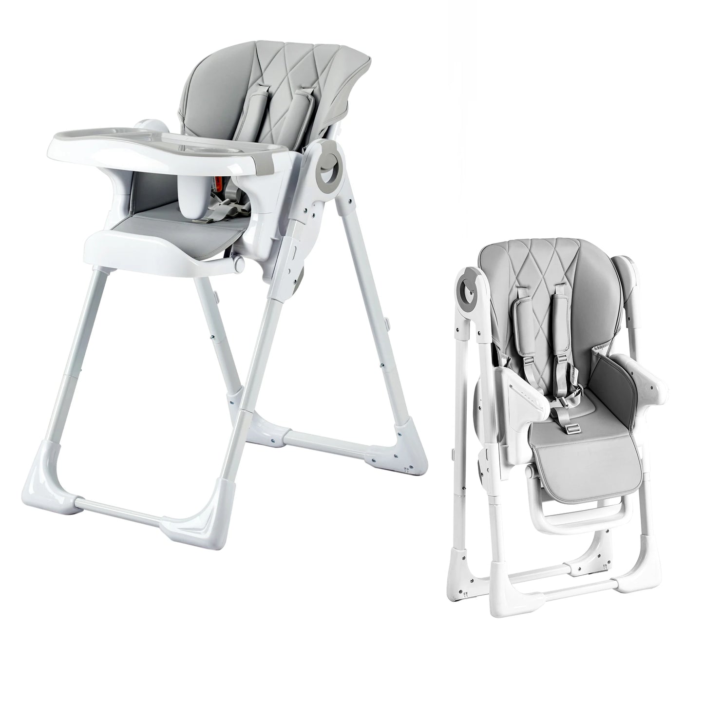 Baby High Chair Multifunctional Adjustable Height Recline Foldable for Babies