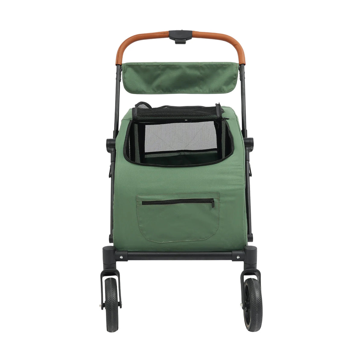 Foldable Dog Stroller with Detachable Cabin for Medium to Large Dogs Spacious Pet Stroller with Mesh Windows