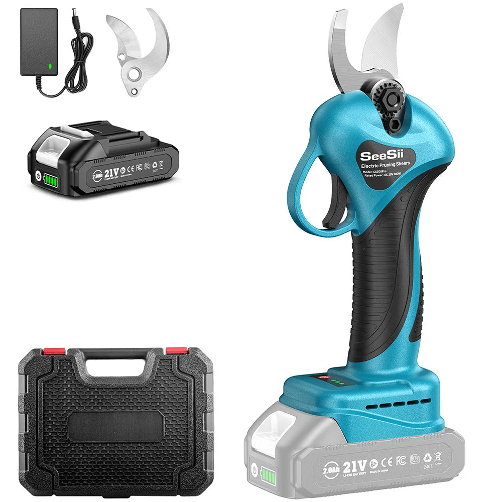 Seesii Cordless Brushless Trimming Scissors Pruner For Makita 18V Battery