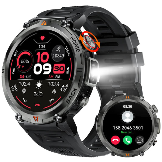 LaNikar KE3 Smart Watch Bluetooth Call Health Monitor